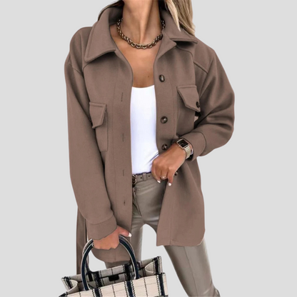 Oversized women's jacket - relaxed layer with versatile fit