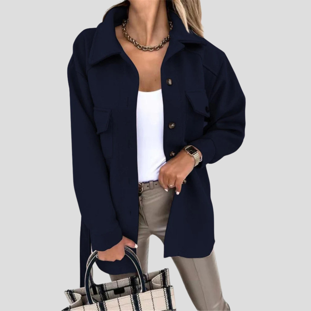 Oversized women's jacket - relaxed layer with versatile fit