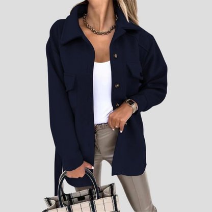 Oversized women's jacket - relaxed layer with versatile fit