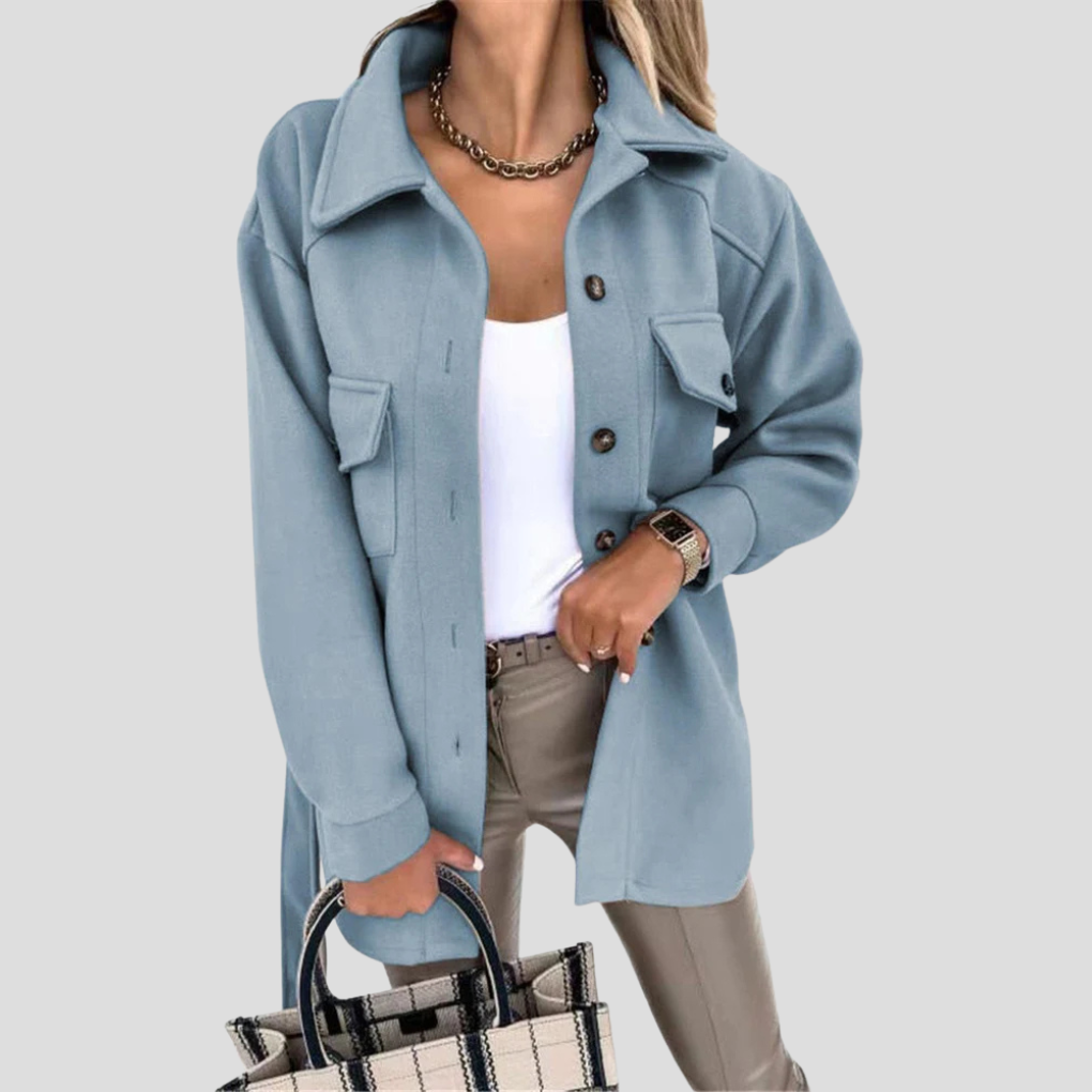 Oversized women's jacket - relaxed layer with versatile fit
