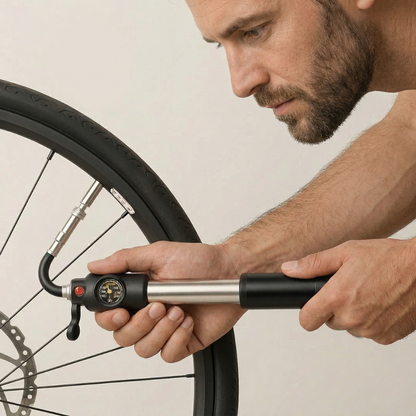 Bomba para bicicleta | mini, portátil | inflado rápido, alta presión