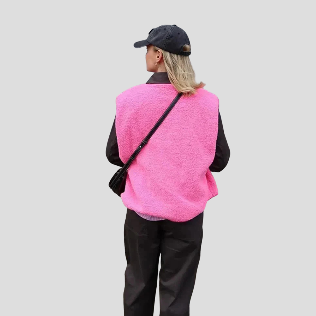 Chaleco de lana moderno para mujer