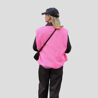 Chaleco de lana moderno para mujer