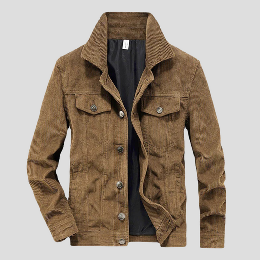 Chaqueta de pana para hombre – corte slim con estilo aerodinámico