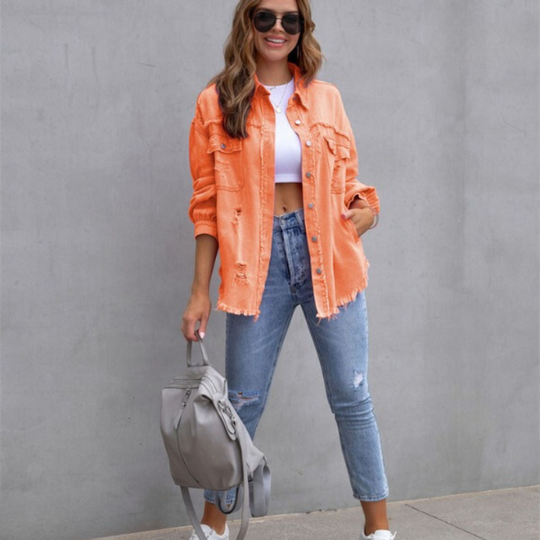 Chaqueta vaquera de mujer con estilo «vintage» - Revive
