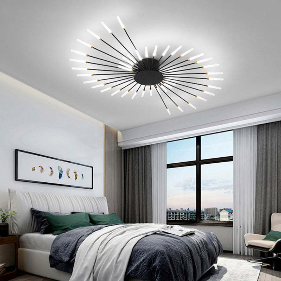 Modern Ceiling Light with Multiple Arms for Powerful and Stylish Illumination