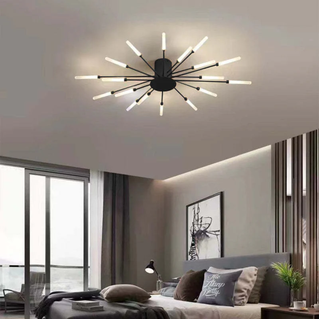 Modern Ceiling Light with Multiple Arms for Powerful and Stylish Illumination