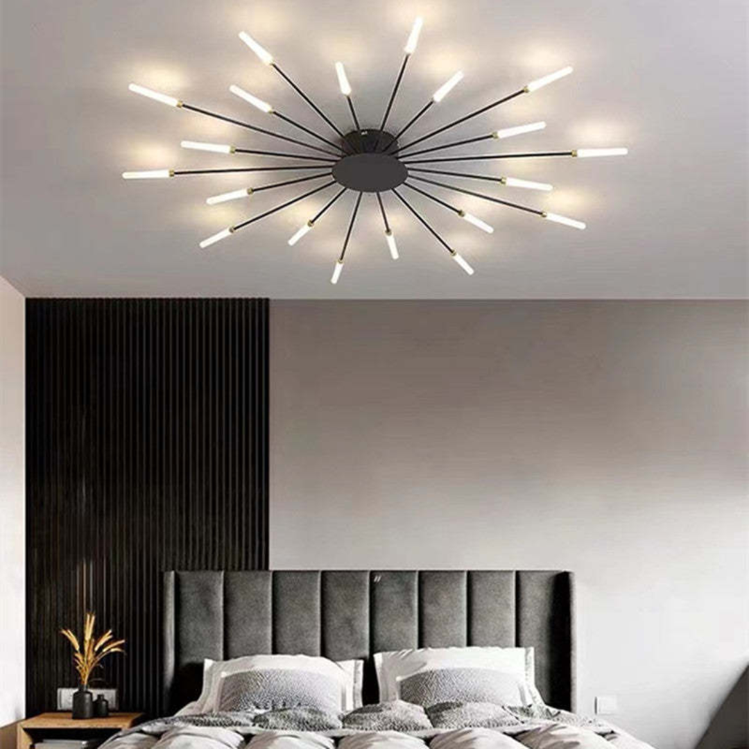 Modern Ceiling Light with Multiple Arms for Powerful and Stylish Illumination