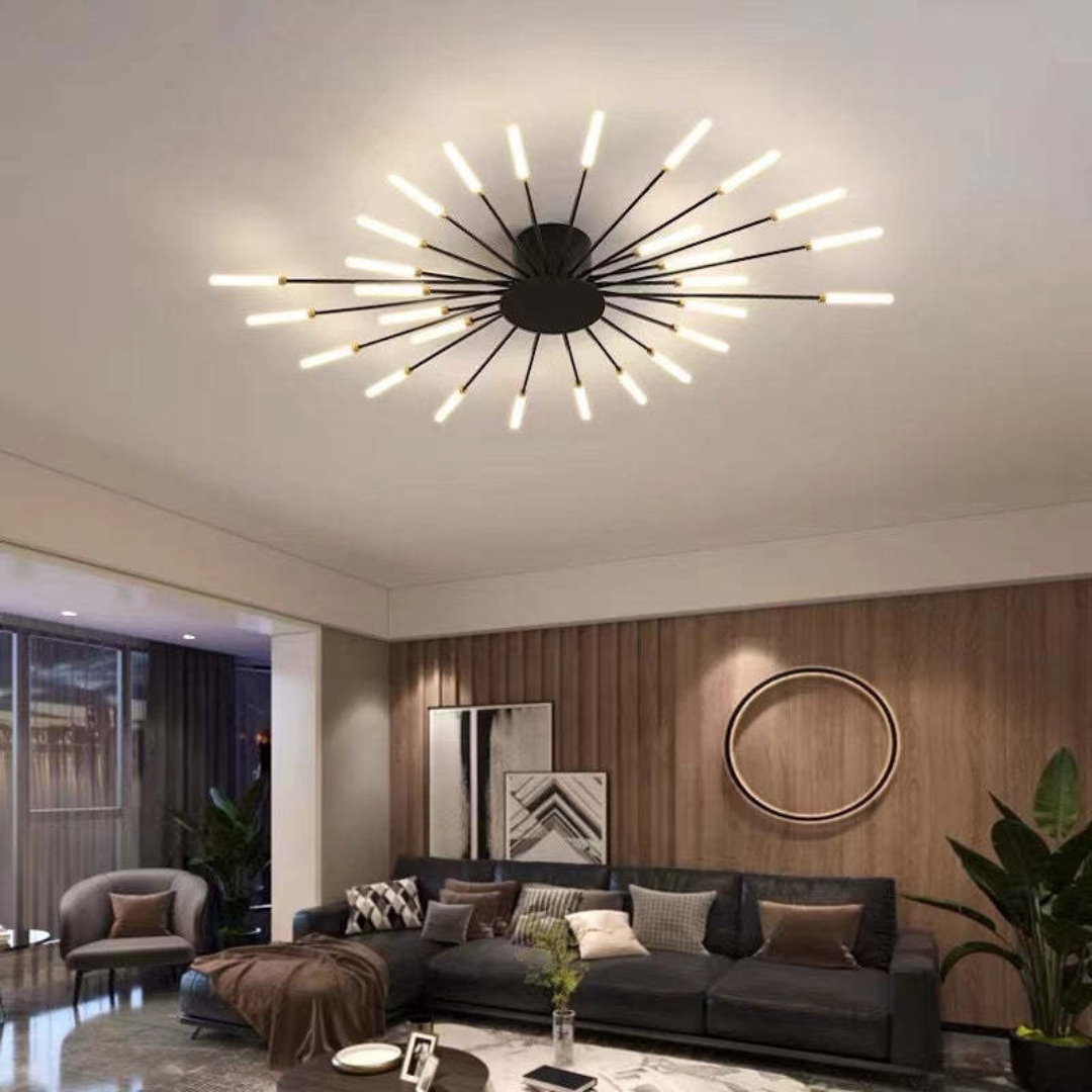 Modern Ceiling Light with Multiple Arms for Powerful and Stylish Illumination