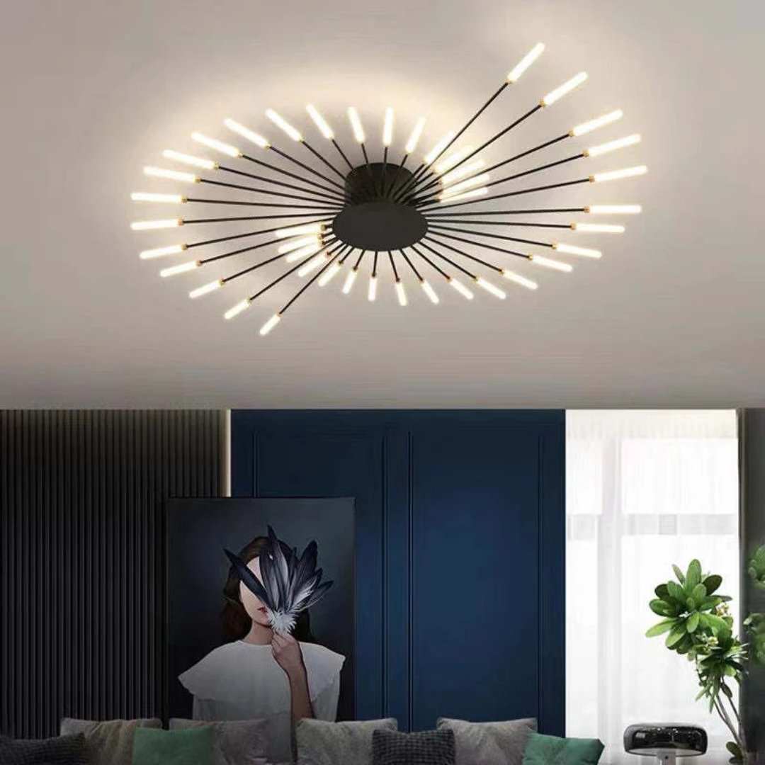 Modern Ceiling Light with Multiple Arms for Powerful and Stylish Illumination