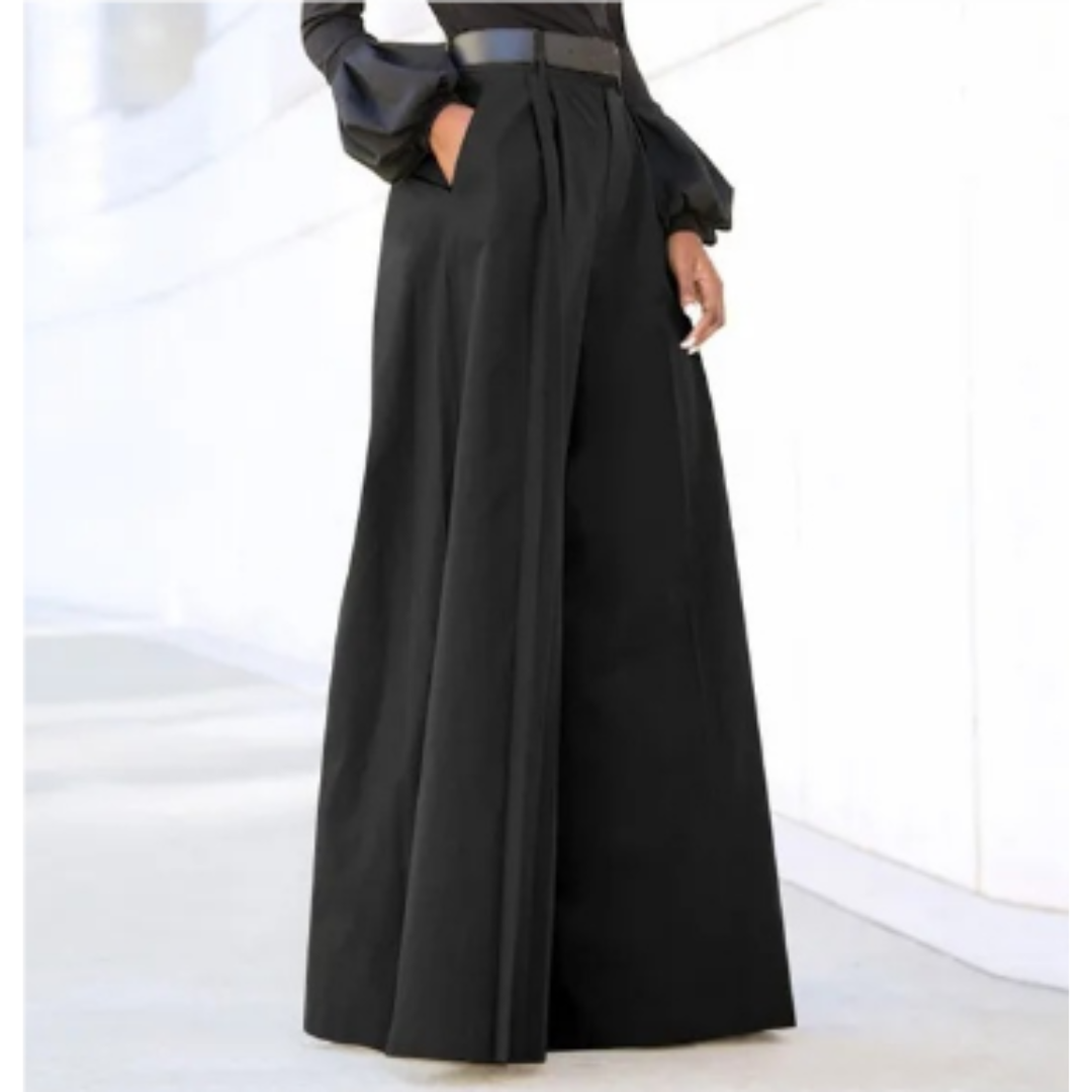 Stylish Ladies' Palazzo Trousers with Extra Wide Legs