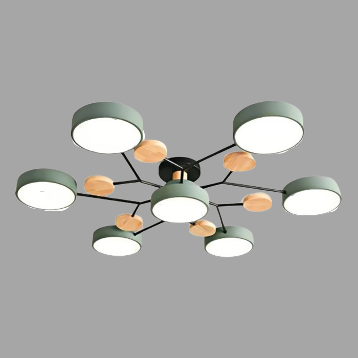 Elegante NordicBranch-plafondlamp – Scandinavisch design met led