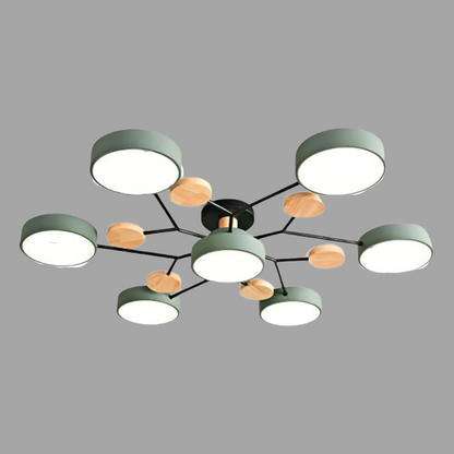 Elegante NordicBranch-plafondlamp – Scandinavisch design met led