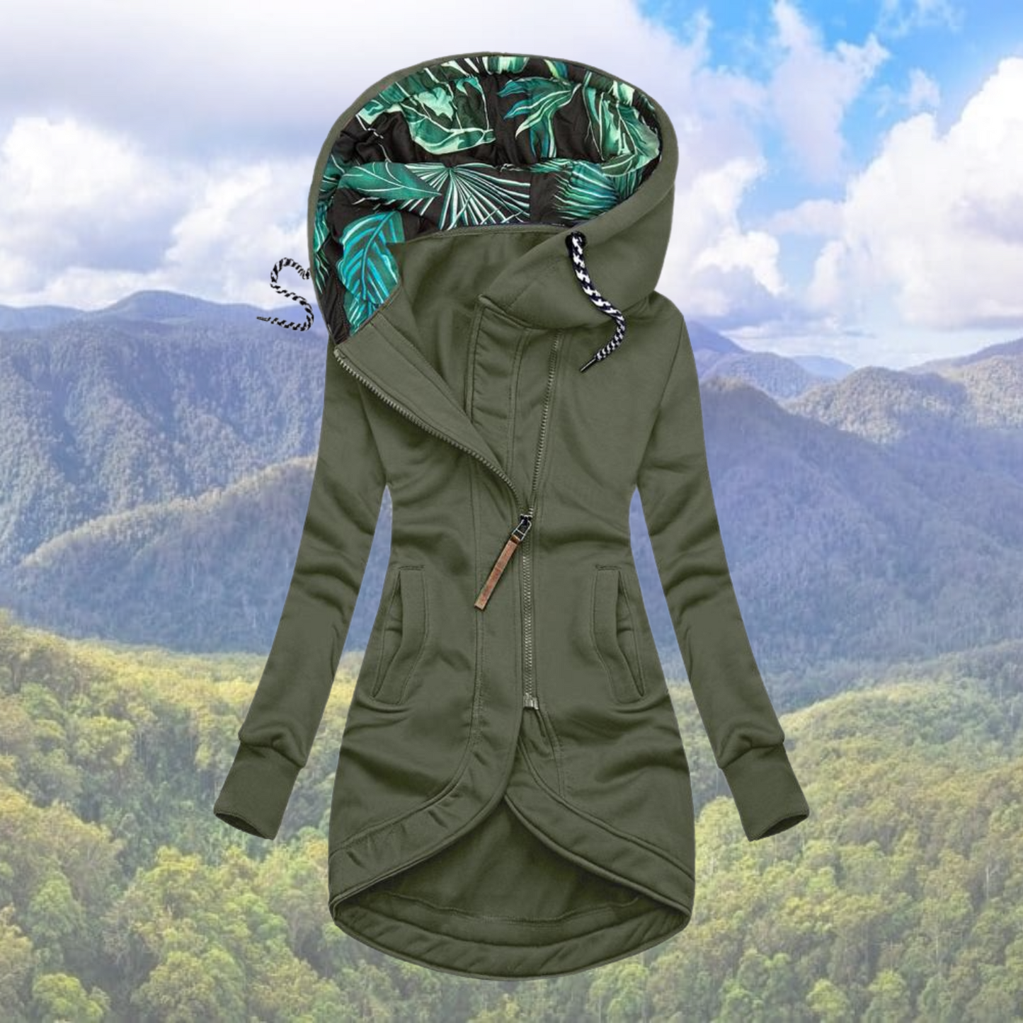 Waterproof Winter Coat with Hood for Women - Monica