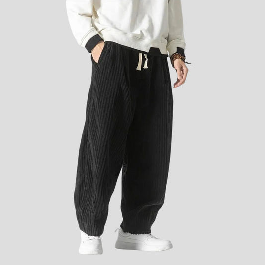 Gerade geschnittene, lockere Hose für Herren