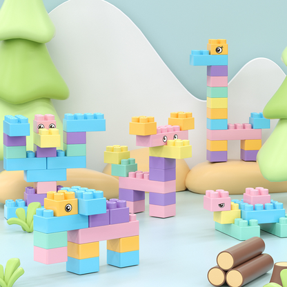 Set tavolo da costruzione creativo – Tavolo da gioco con 500 mattoncini da costruzione