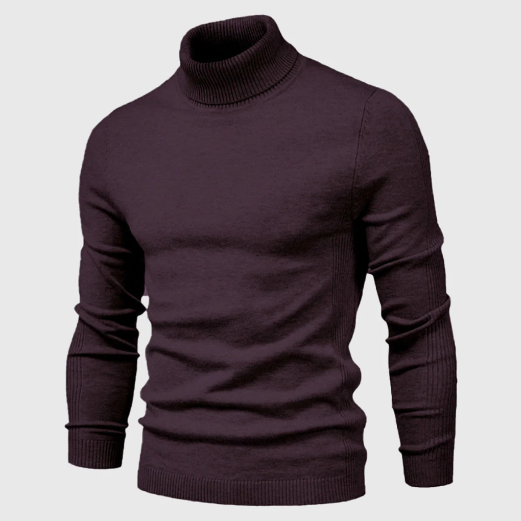 Washable Roll Neck Jumper for Men – Practical Style for Everyday Use