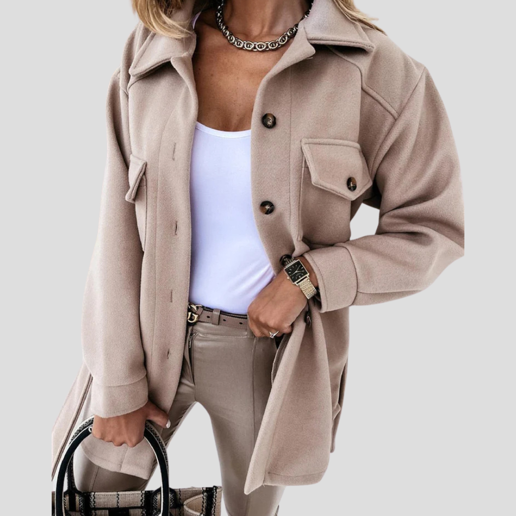 Oversized women's jacket - relaxed layer with versatile fit