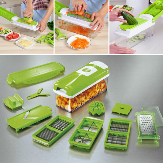 Cortador de verduras multifuncional 12 en 1 para la cocina