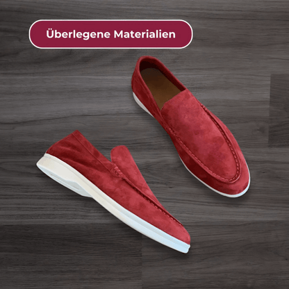 Pantofole in pelle scamosciata di lusso - Eleganti e comode