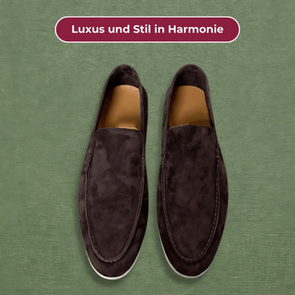 Pantofole in pelle scamosciata di lusso - Eleganti e comode