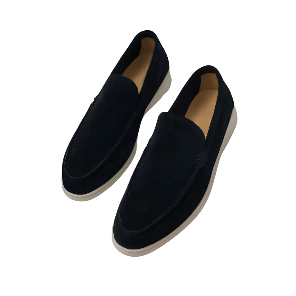 Pantofole in pelle scamosciata di lusso - Eleganti e comode