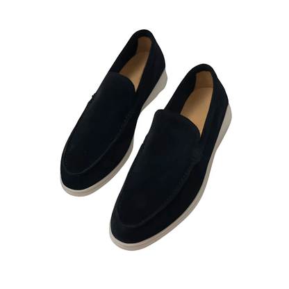 Pantofole in pelle scamosciata di lusso - Eleganti e comode