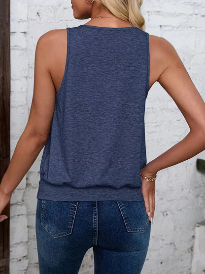 V-neck tank top