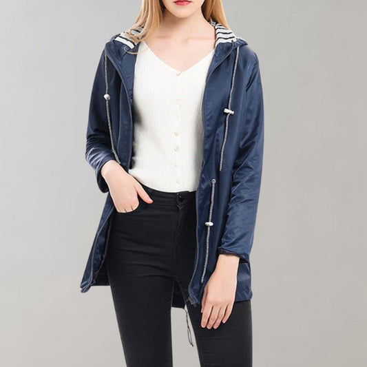 Trendy Long Raincoat for Women - Carina
