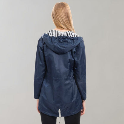 Trendy Long Raincoat for Women - Carina