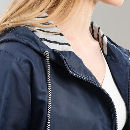 Trendy Long Raincoat for Women - Carina