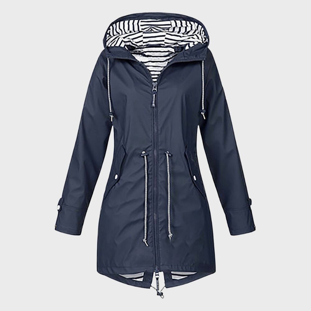 Trendy Long Raincoat for Women - Carina