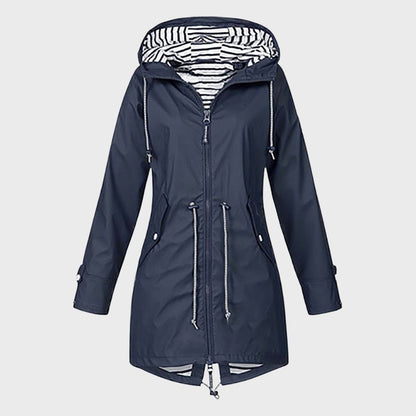 Trendy Long Raincoat for Women - Carina