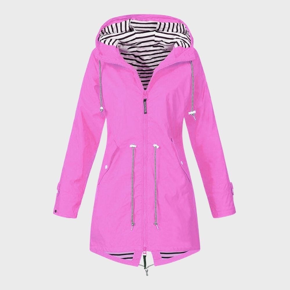 Trendy Long Raincoat for Women - Carina