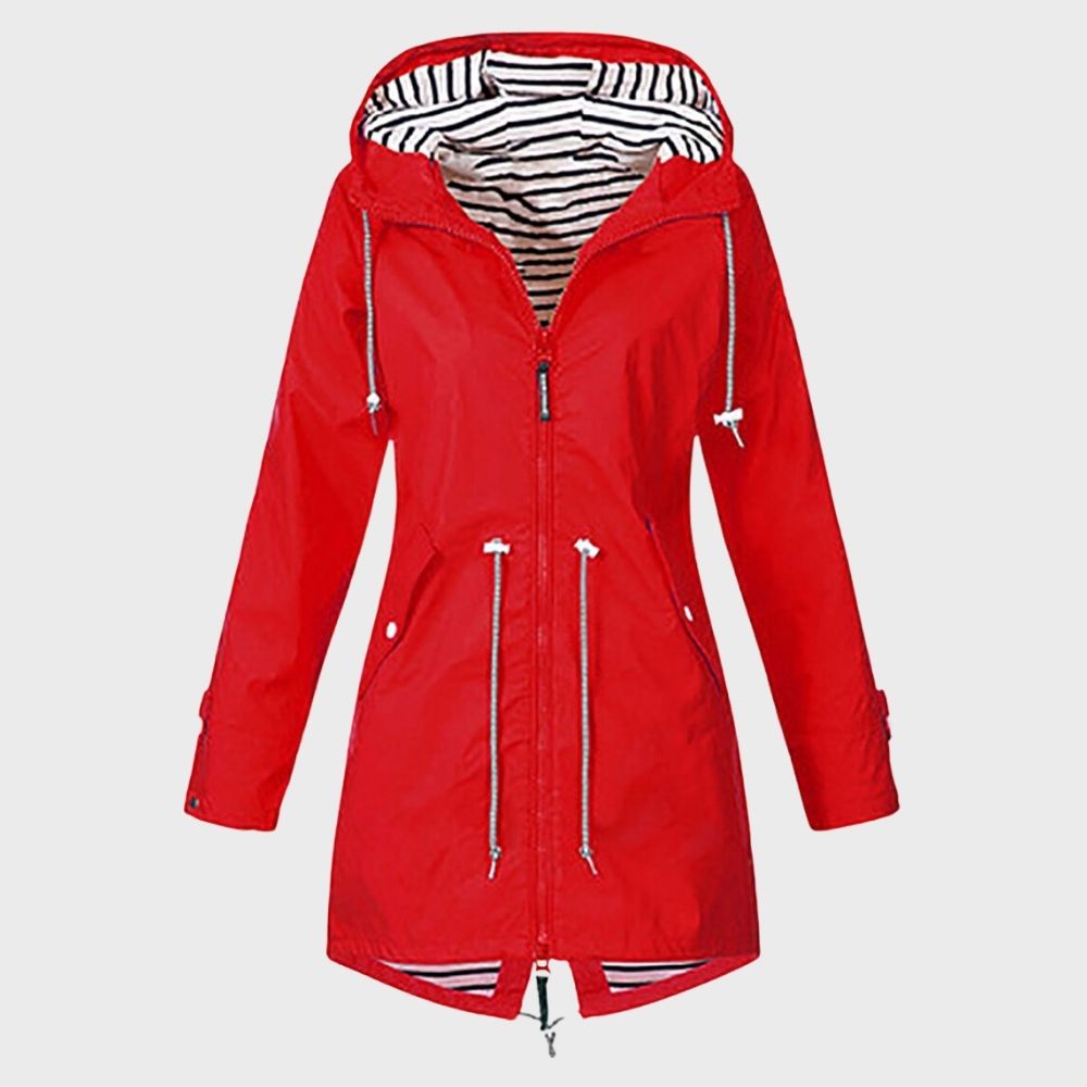Trendy Long Raincoat for Women - Carina