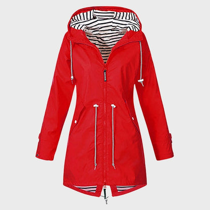 Trendy Long Raincoat for Women - Carina