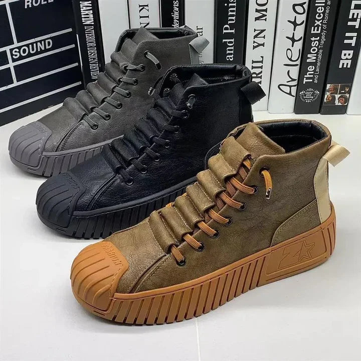 Zapatillas deportivas resistentes para hombre, de estilo británico