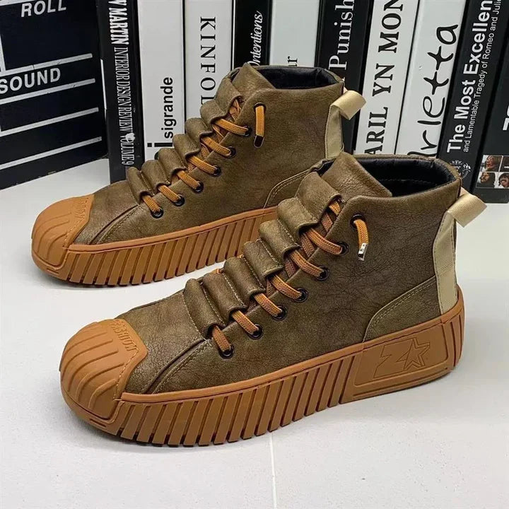 Zapatillas deportivas resistentes para hombre, de estilo británico