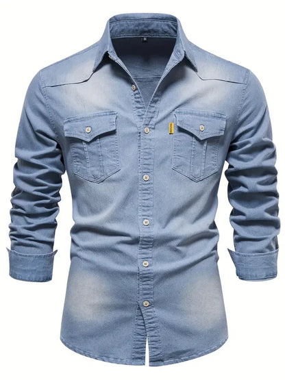 Classic Denim Shirt for Men