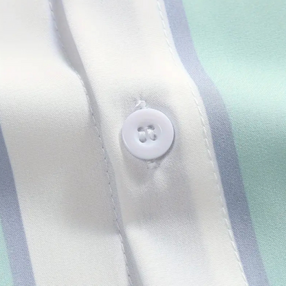 Striped Men's Short Sleeve Shirt