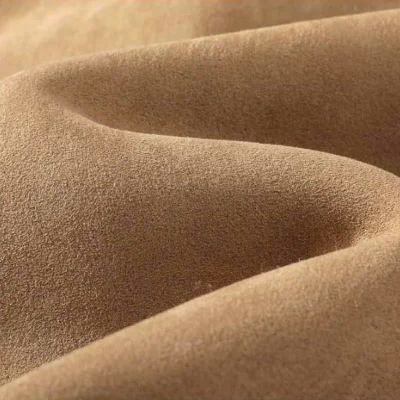 Giacca da uomo in shearling con blocchi di colore – Foderata e dal taglio rilassato