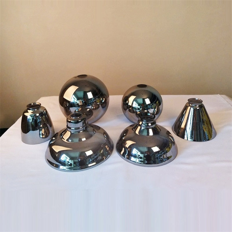 Vintage Industrial Pendant Light – Glass & Metal