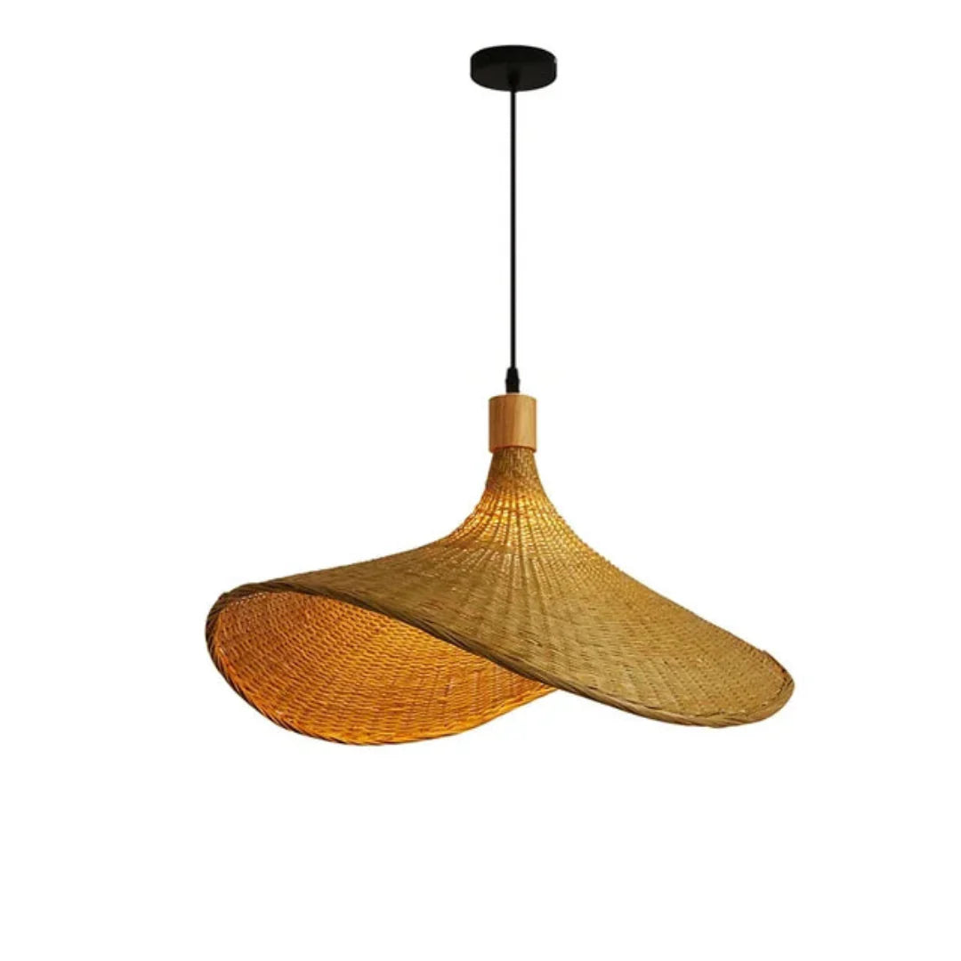 Woven Bamboo Pendant Light – BambooHaven