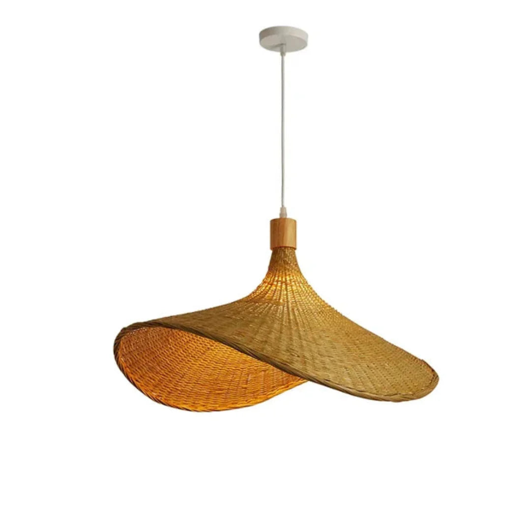 Woven Bamboo Pendant Light – BambooHaven