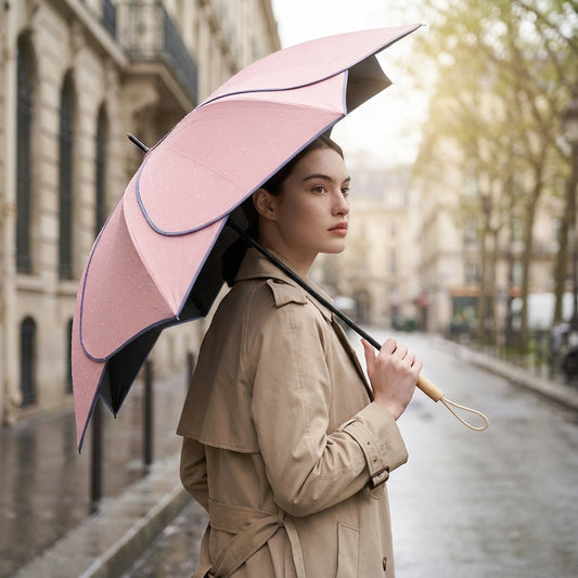Paraguas para mujer con diseño floral