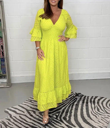 Beautiful Long Summer Dress - Frederique