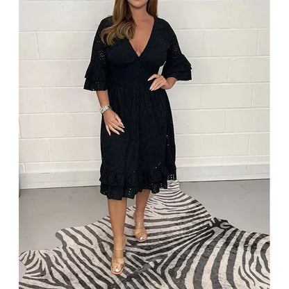 Beautiful Long Summer Dress - Frederique