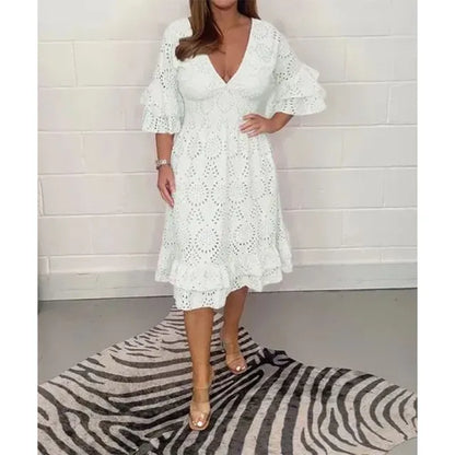 Beautiful Long Summer Dress - Frederique
