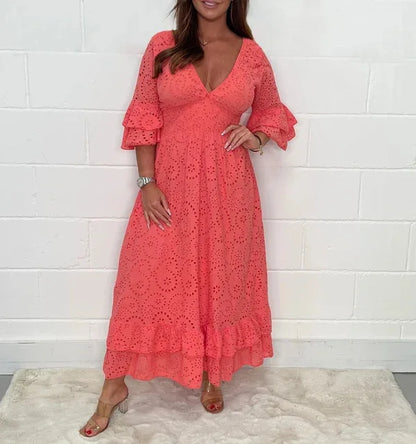 Beautiful Long Summer Dress - Frederique
