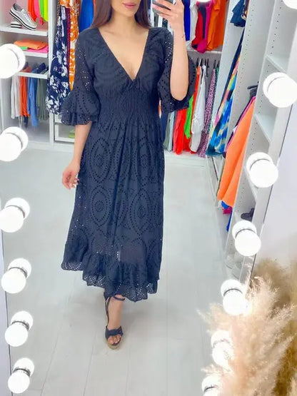 Beautiful Long Summer Dress - Frederique